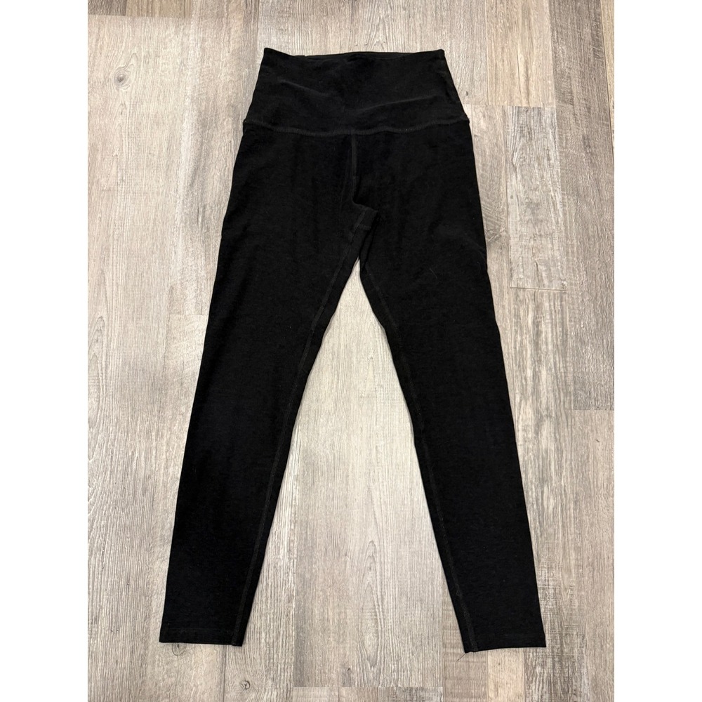 Beyond Yoga Space Dye Black Heathered Leggings XS
